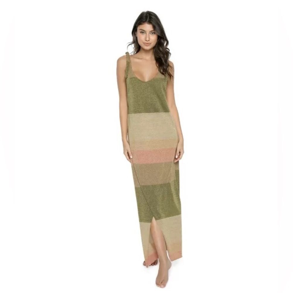 NEW PilyQ Sheer Shimmery Swim Coverup Beach Dress XS / S